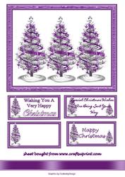Purple Christmas Trees