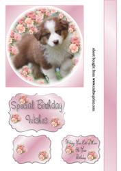 Beautiful Puppy Topper