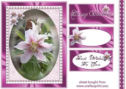Lily Card Front