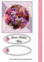 Flowers in Pretty Frame