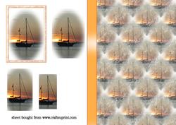 Sailing Boat at Sunset