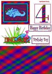 Dinosaur Birthday Boy