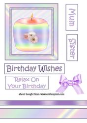 Rainbow Candle