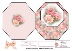 Peach Flower Octagon