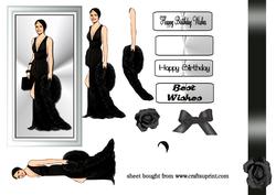 Lady in Black Step-by-step