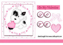 Valentine Dog