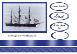 Clipper Ship Topper