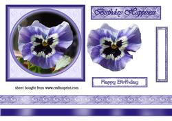 Pansy Topper