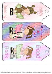 Little Girl Bookmarks