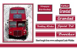 Red Bus Topper