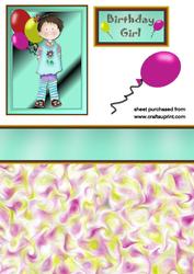 Balloon Birthday Girl