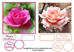 Two Roses topper