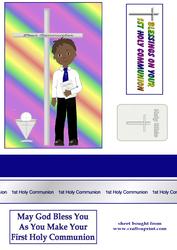 Ethnic Holy Communion Boy