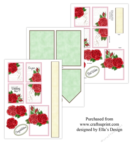 Red Rose Twist and Pop Elements