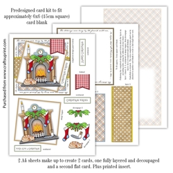 Christmas Fireplace mini kit