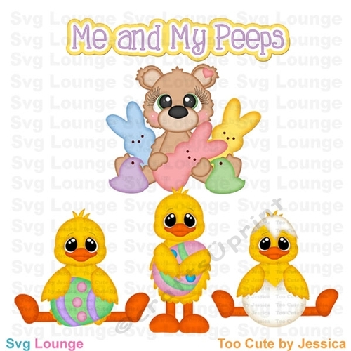 Easter Me and My Peeps SVG Cut File