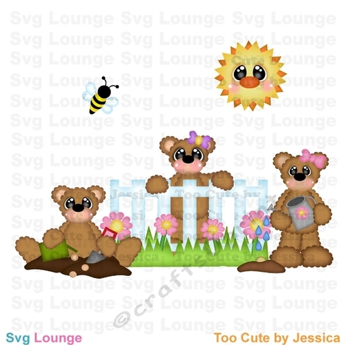 Spring in the Garden Flowers  SVG Cut File, Spring Has Sprung Cut File
