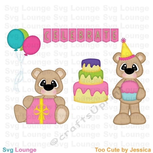 Birthday Svg Cut File, Announcement, Invitation