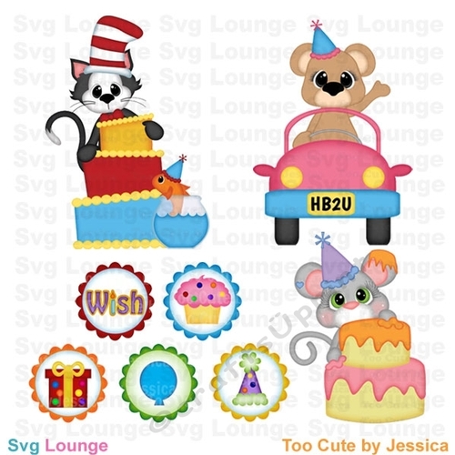 Birthday Svg Cut File, Announcement, Invitation