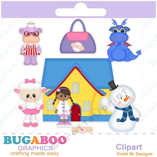 The Doc Is In Digital Clipart - Clip art for scrapbooking, party invitations - Digital Scrapbooking