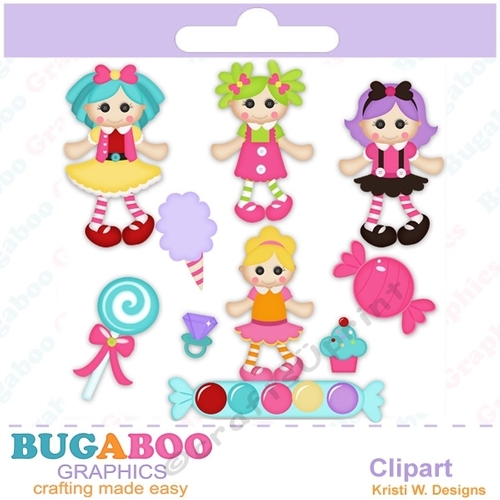Sew Sweet Clipart - Clip art for scrapbooking, party invitations - Digital Scrapbooking