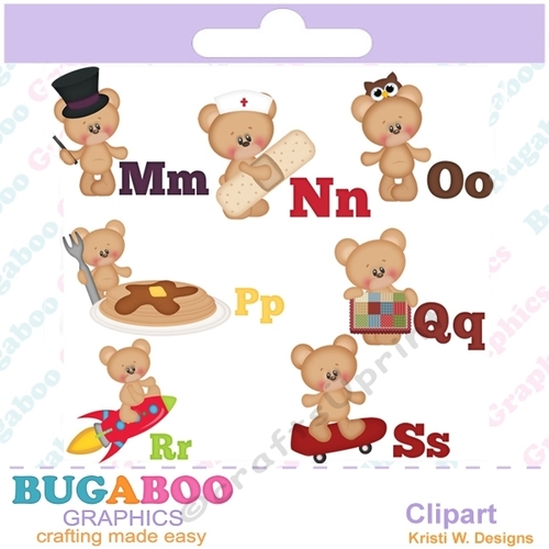 Baby Alphabet Set Three Clipart, Scrapbooking, Greeting Cards, First Birthday Clipart, Baby Clipart