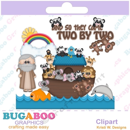 Noahs Ark, Baby Clipart, newborn clipart, baby shower - Digital Scrapbooking