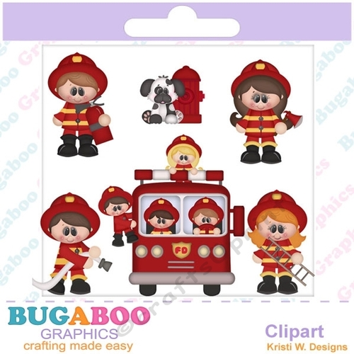 Future Fireman, Firemen, Firetruck, When I Grow Up Collection - Instant Download - Commercial Use Digital Clipart Elements Set