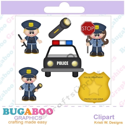 Future Officer, Policeman, Police, Security, When I Grow Up Collection - Instant Download - Commercial Use Digital Clipart Elements Set