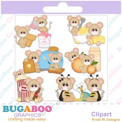 We Go Together, Mice, Teddy Bear, Best Friends, Twins - Instant Download - Commercial Use Digital Clipart Elements Graphics Set