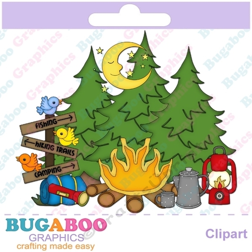 Camping clipart, vector graphics, camping digital clip art, scout digital images 