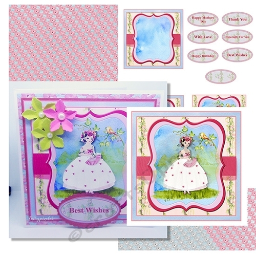 Garden Fairy card Kit