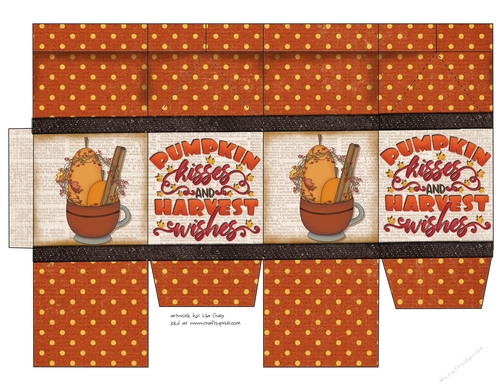 Pumpkin Kisses and Harvest Wishes Milk Carton 4