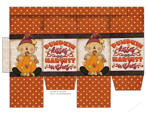 Pumpkin Kisses and Harvest Wishes Milk Carton 6