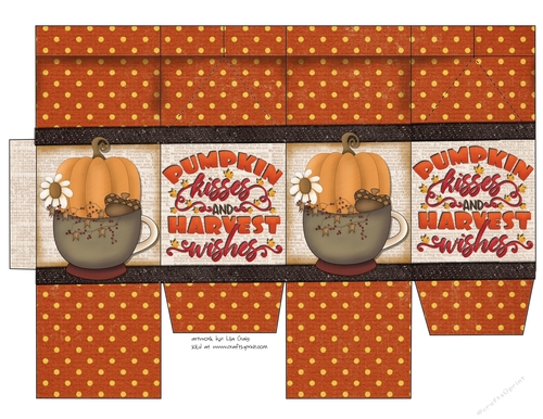 Pumpkin Kisses and Harvest Wishes Milk Carton 7