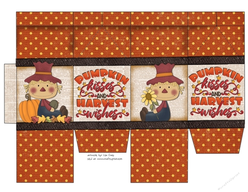 Pumpkin Kisses and Harvest Wishes Milk Carton 8