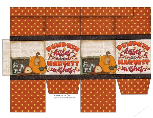 Pumpkin Kisses and Harvest Wishes Milk Carton 10