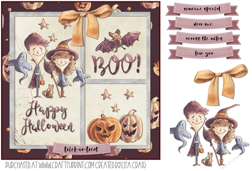 Happy Halloween Kids Quick Card 1