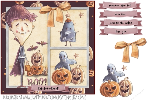 Happy Halloween Kids Quick Card 2