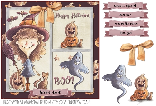 Happy Halloween Kids Quick Card 3