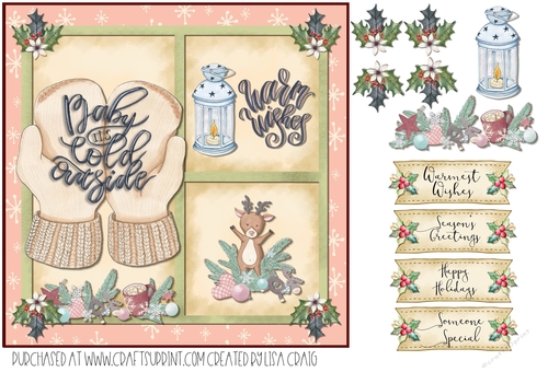Baby Its Cold Outside Christmas Quick Card