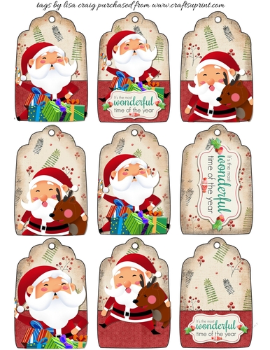 2019 Christmas tags sheet 1
