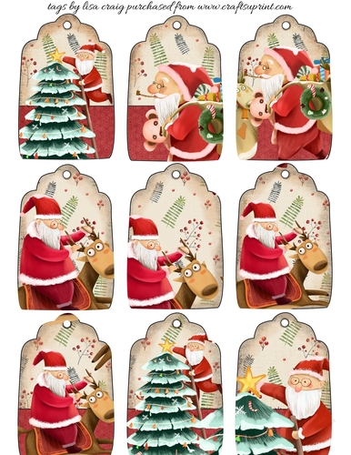 2019 Christmas tags sheet 2