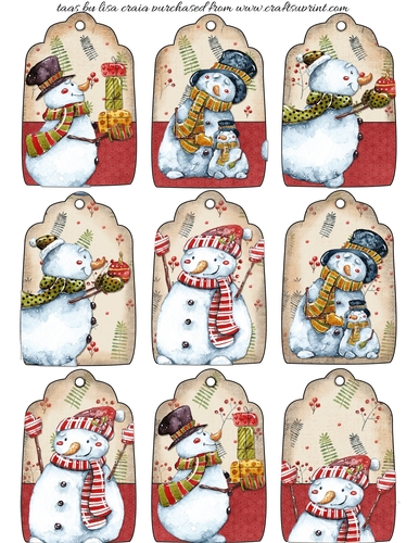 2019 Christmas tags sheet 4