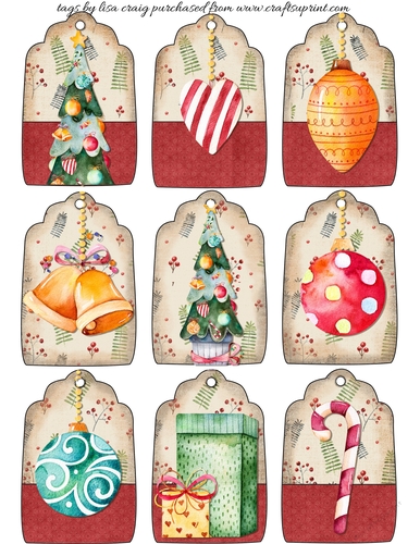 2019 Christmas tags sheet 7