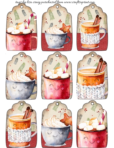 2019 Christmas tags sheet 8