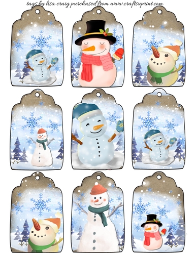 2019 Christmas tags sheet 9