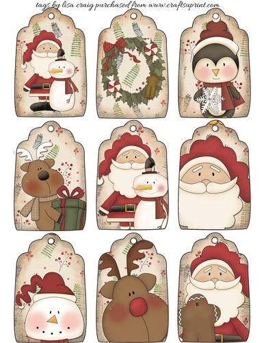 2019 Christmas tags sheet 12