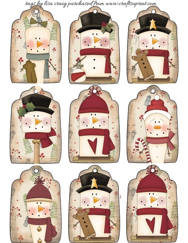 2019 Christmas tags sheet 16