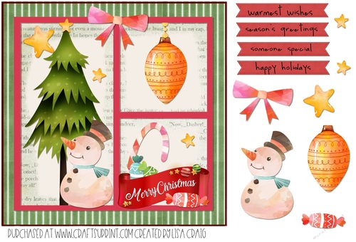 Christmas Quick Card 25